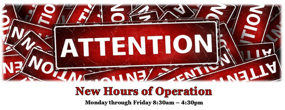 Updated Hours